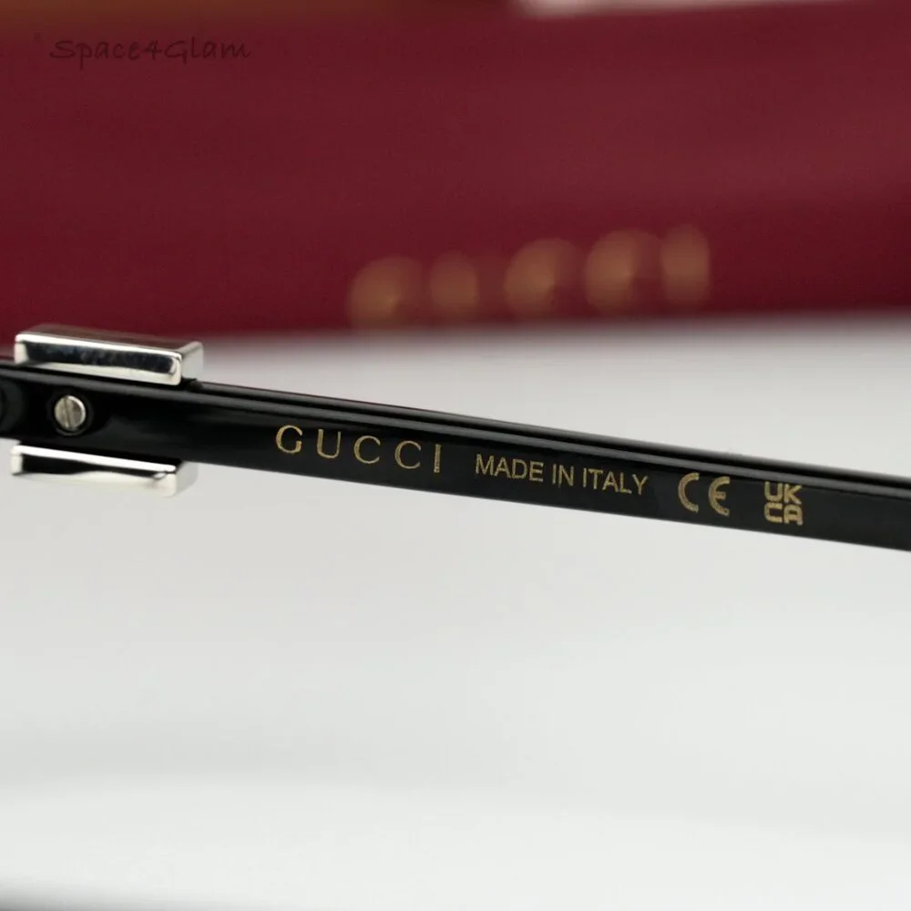 Gucci Women Eyeglasses Black Demo Square GG1685OK 001 BRAND NEW